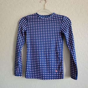⭐4/$20 Crewcuts Girls Long‎ Sleeve Rashguard Swim Top Size 12